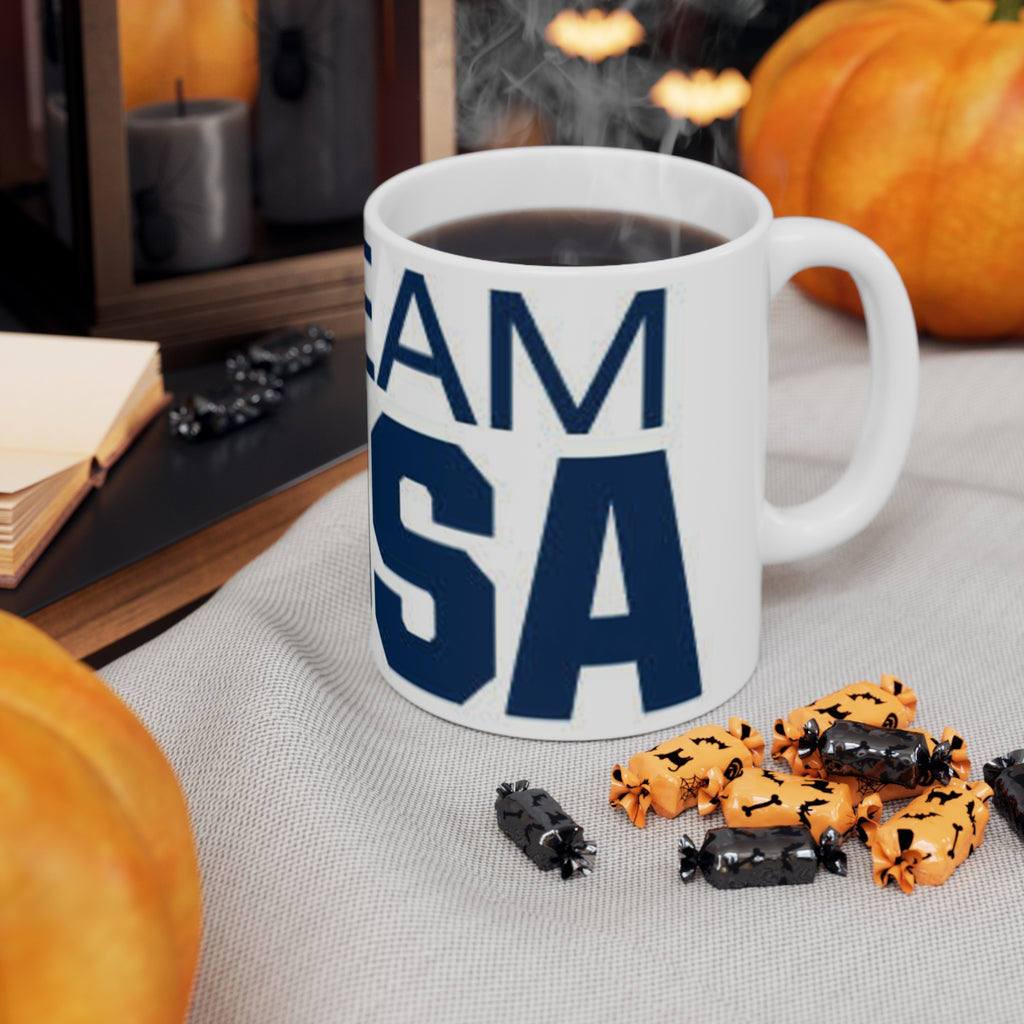 Mug — Team USA Ceramic Coffee Mug (11oz & 15oz) with American Flag