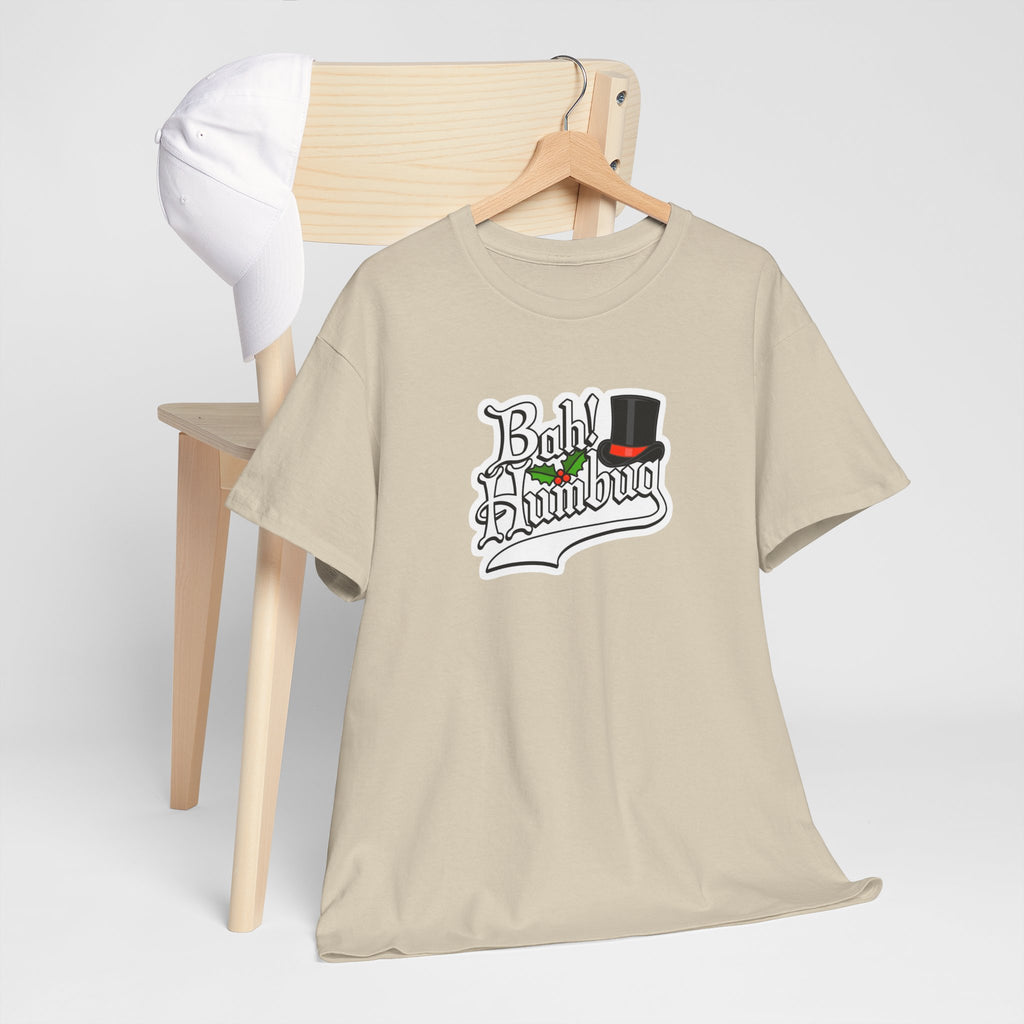 Bah Humbug Christmas Graphic Cotton T-Shirt / Tee