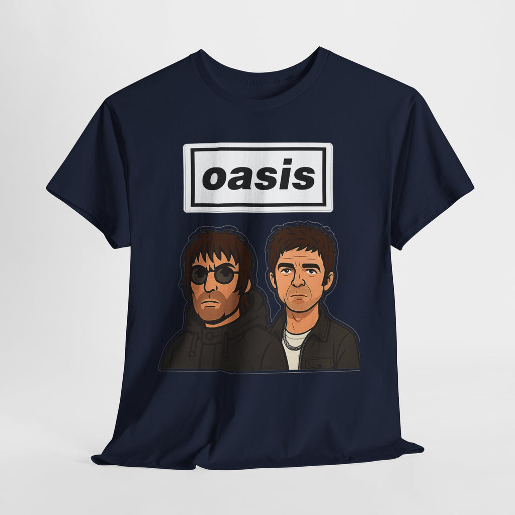 Oasis Inspired Unofficial Band Logo Tee — 'oasis' Graphic T-Shirt