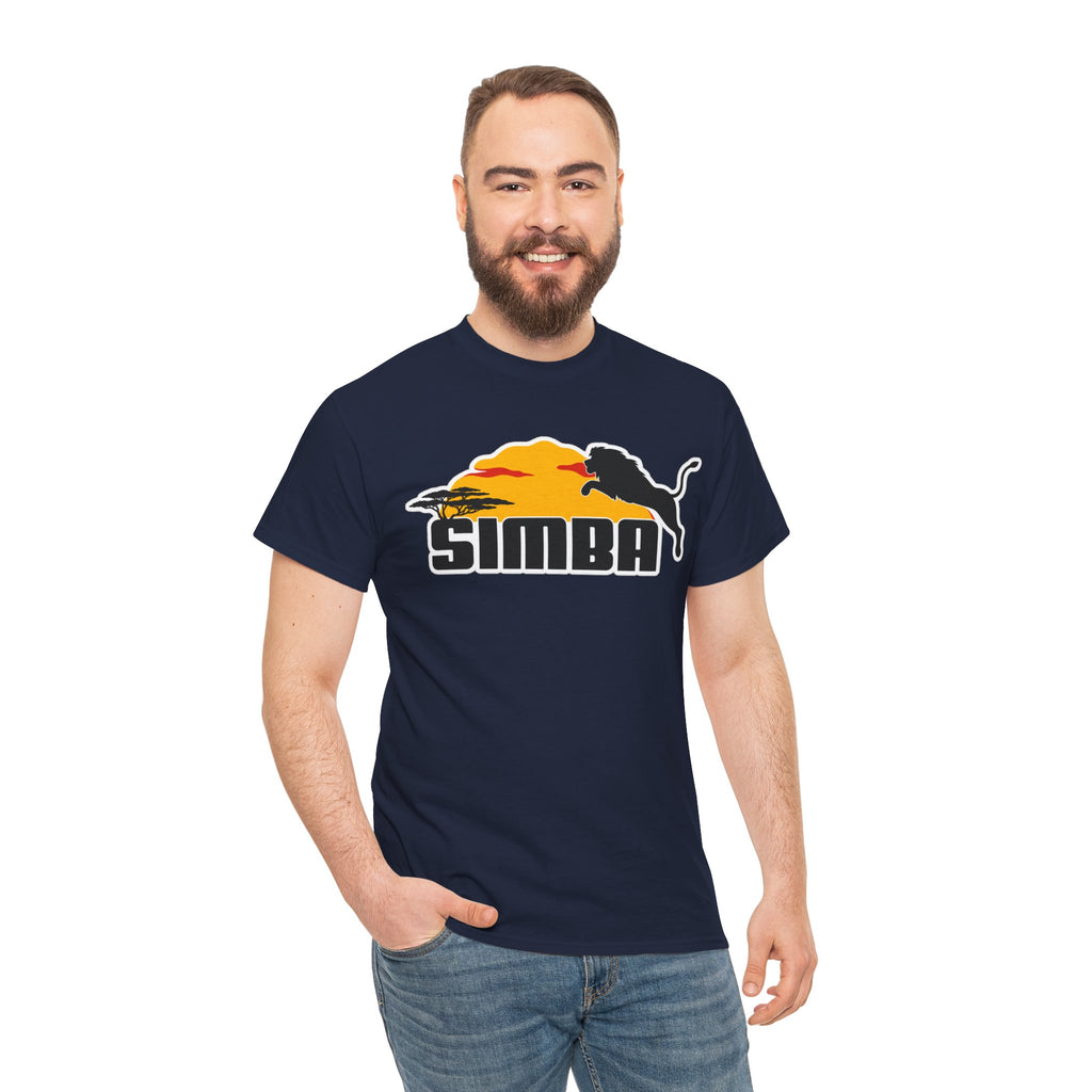 Simba Sunset Graphic Tee — Lion Silhouette Safari T-Shirt