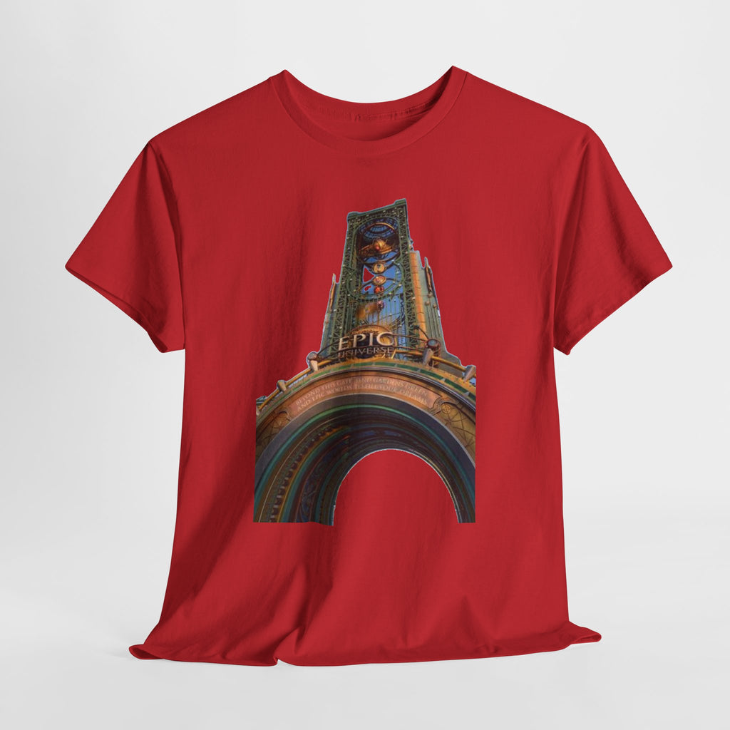 Epci Universe Vintage Theater Arch Graphic Tee — 'Epic' Retro Marquee T-Shirt