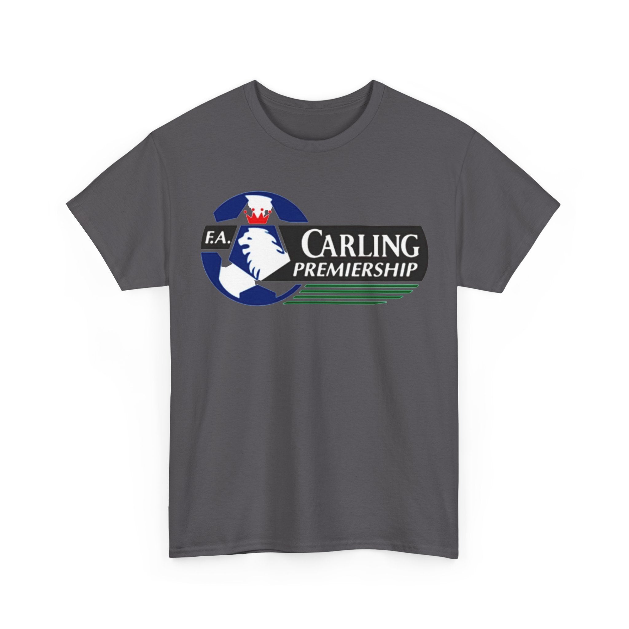 Carling Premiership Soccer Logo Tee — Vintage Football T‑Shirt