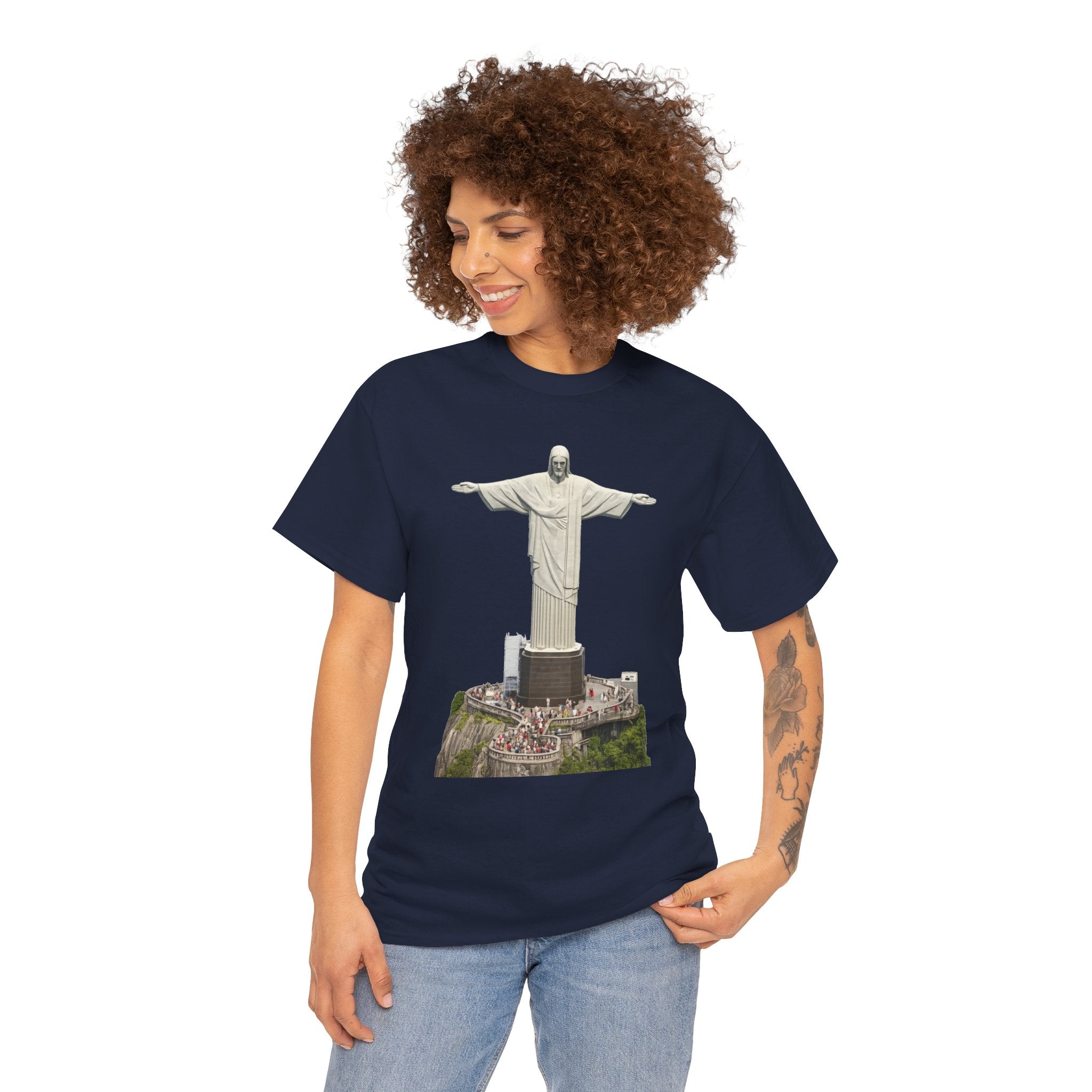 Christ the Redeemer Rio T-Shirt — Brazil Travel & Faith Souvenir Tee