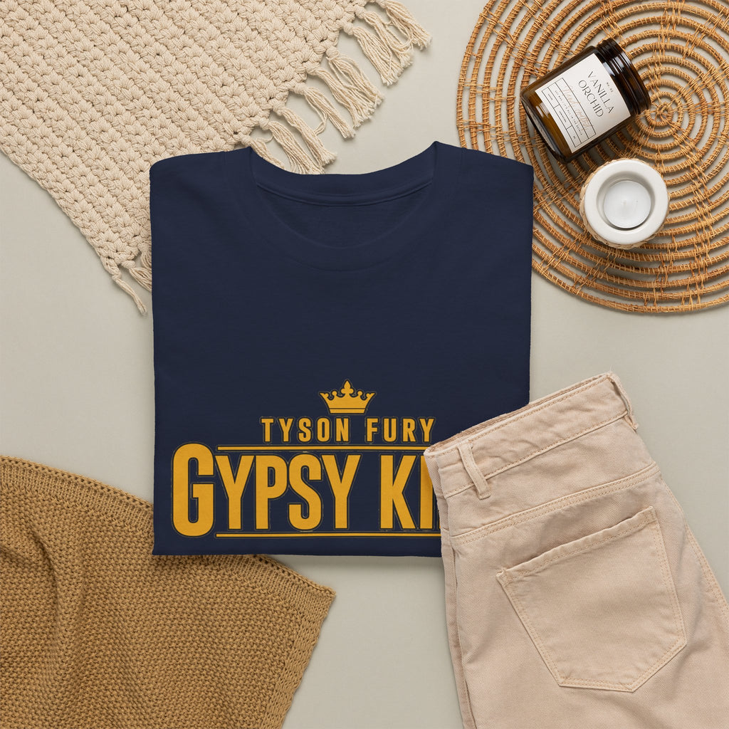 T-Shirt — "Gypsy King" Retro Crown Boxing Tribute Tee