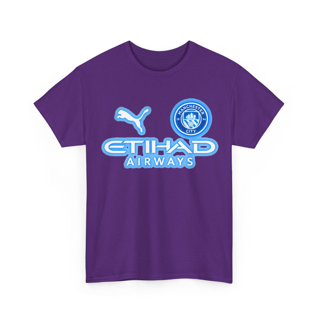 Manchester City Inspired Etihad Airways Logo Tee