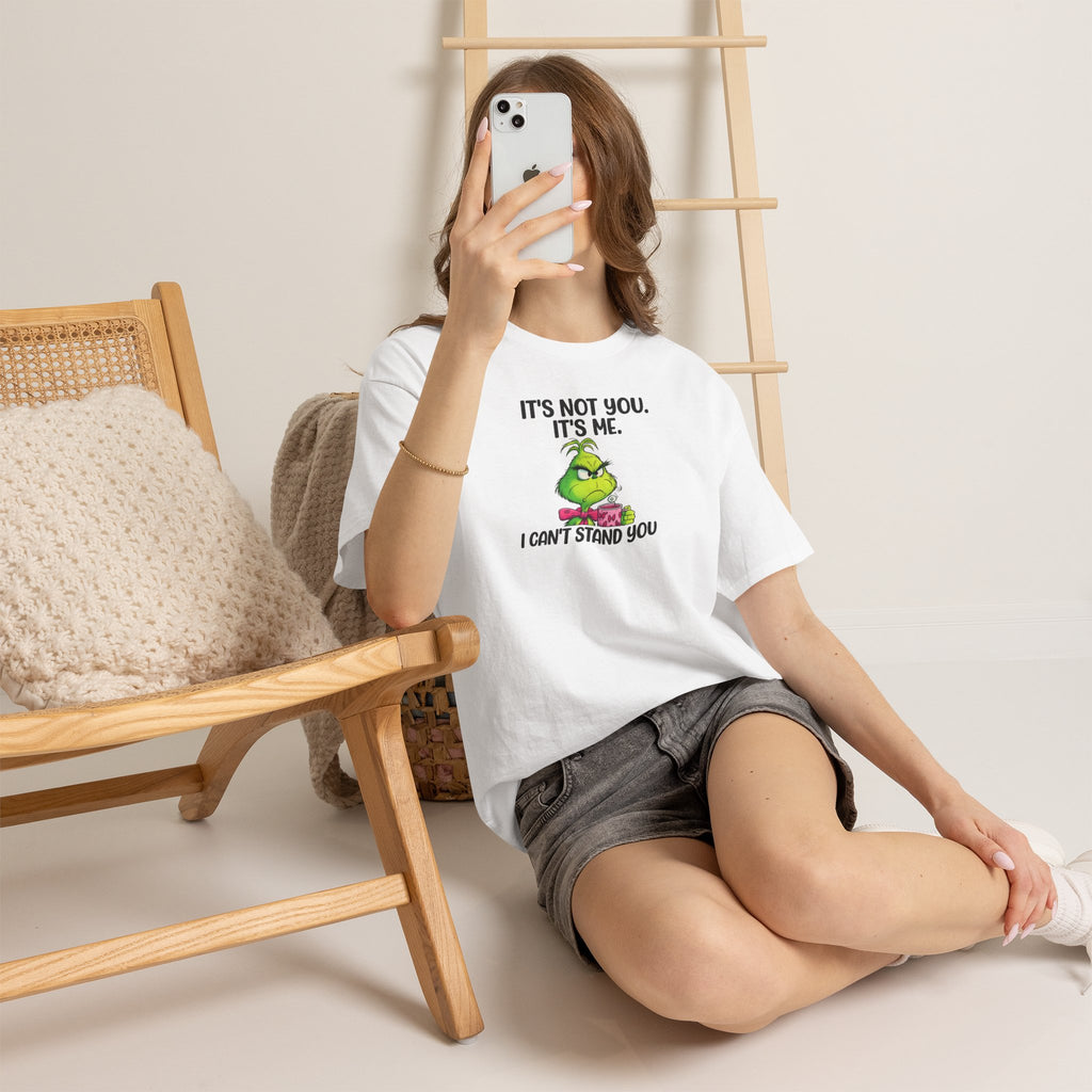 Grumpy Grinch Tee – "It's Not You. It's Me. I Can't Stand You" Christmas Shirt