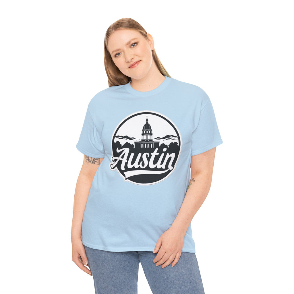 Austin Capitol Graphic Cotton T-Shirt / Tee