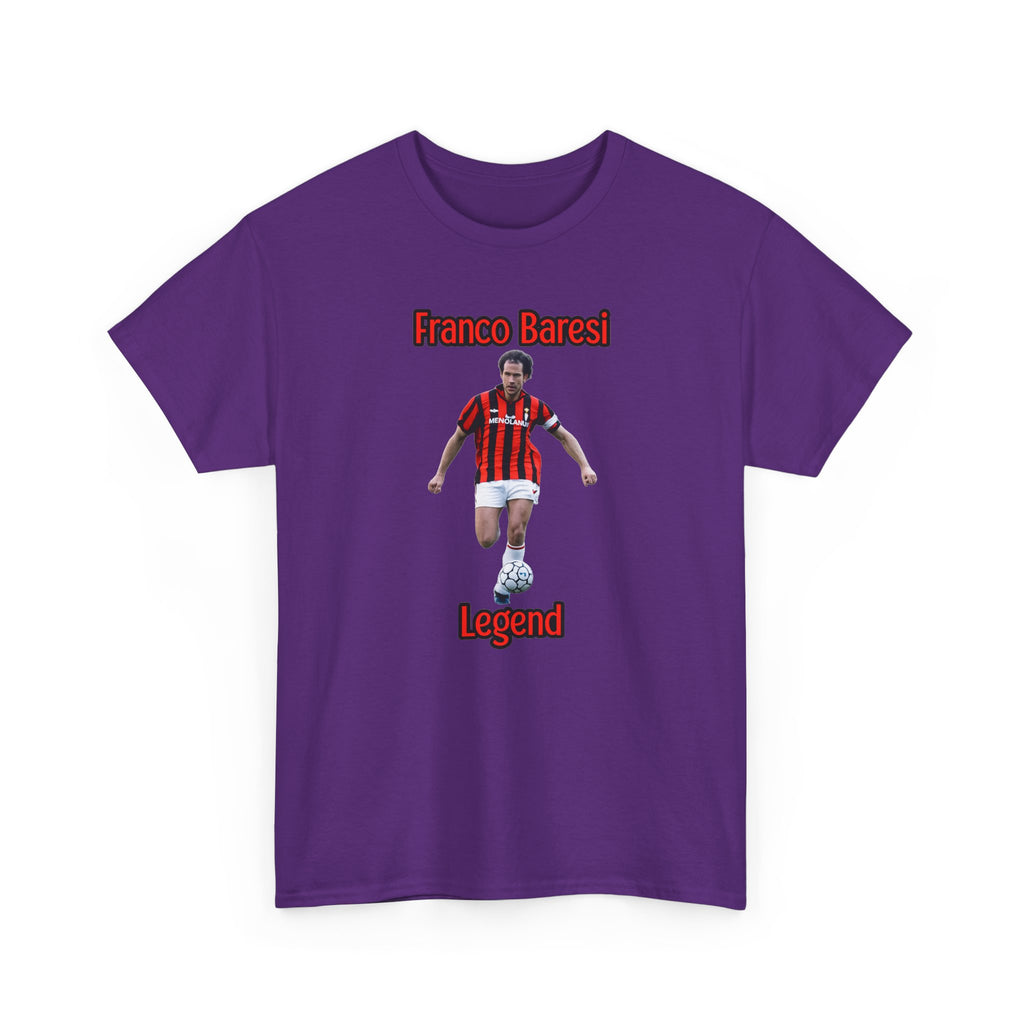 Franco Baresi Legend Tee — AC Milan Retro Soccer Graphic T-Shirt