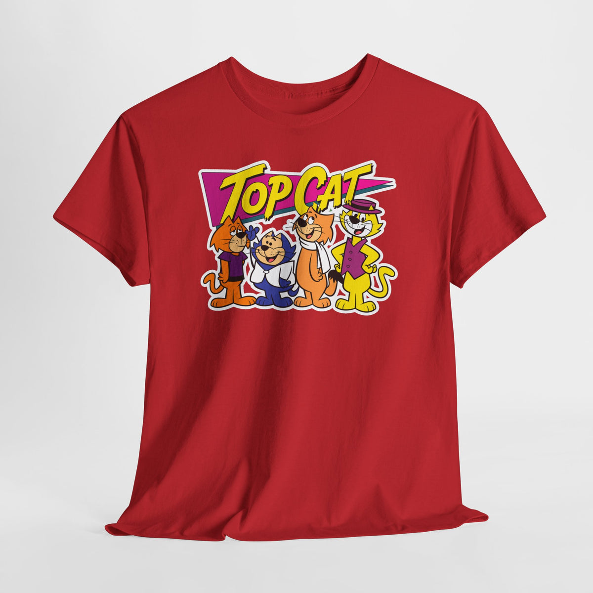 Top Cat Retro Cartoon Cotton T-Shirt / Tee