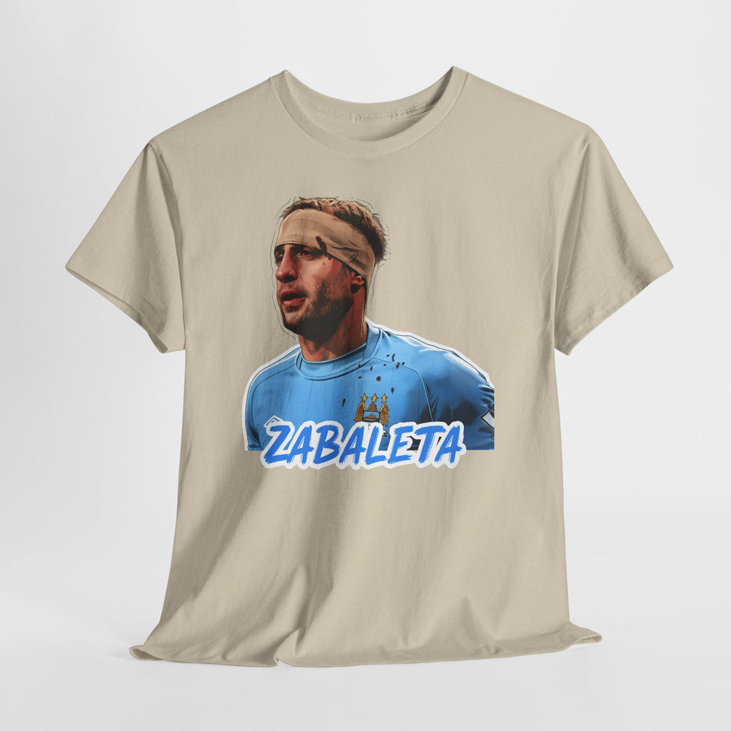 Zabaleta Manchester City Fan Tee — Retro Player Portrait Soccer T‑Shirt