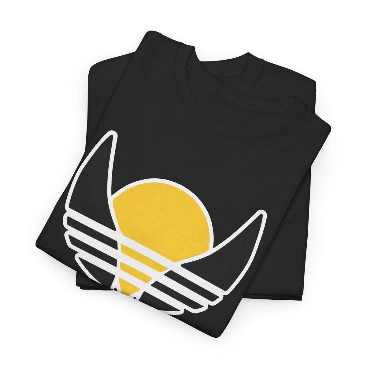 T‑Shirt — 'logan' Retro Sunrise Logo Cotton Tee
