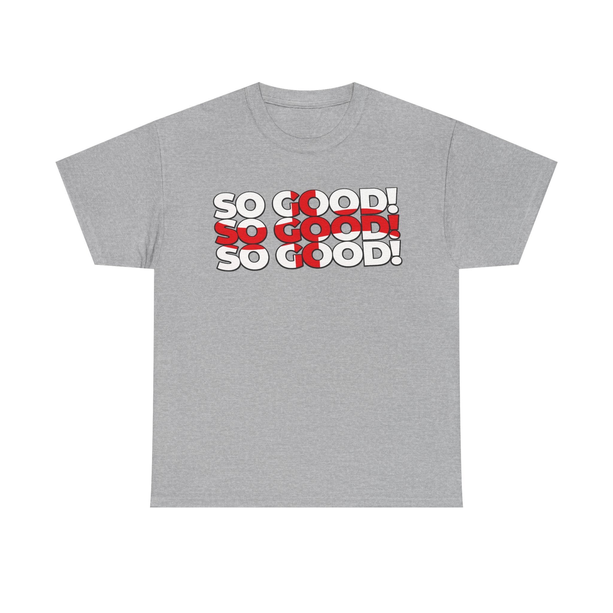 So Good! Retro Text Tee — Graphic White T-Shirt