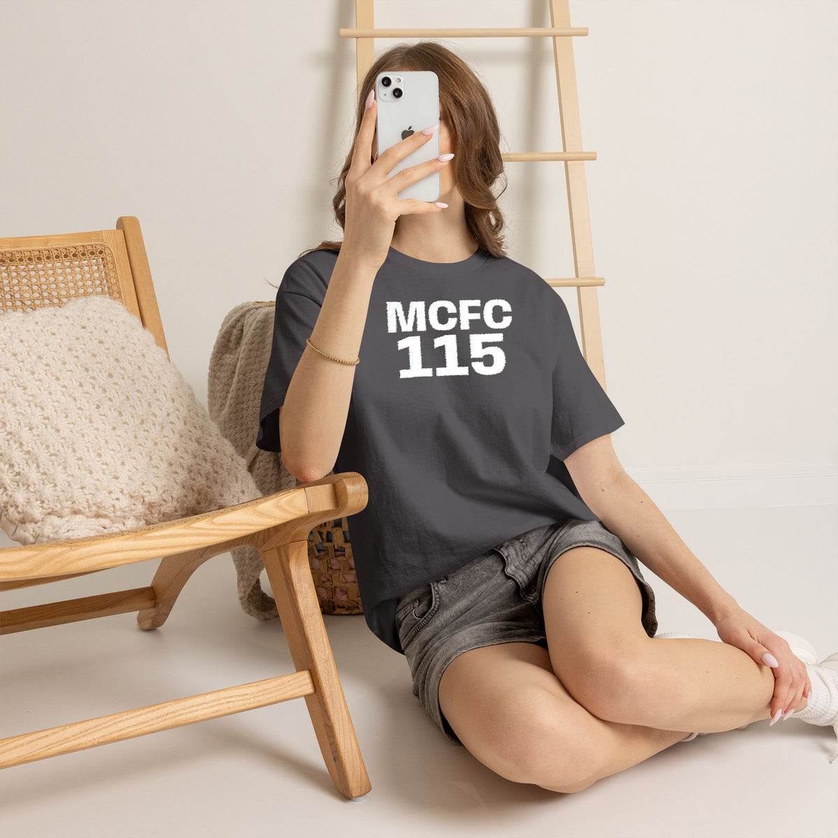 MCFC 115 T-Shirt — Vintage Football Club Number Tee