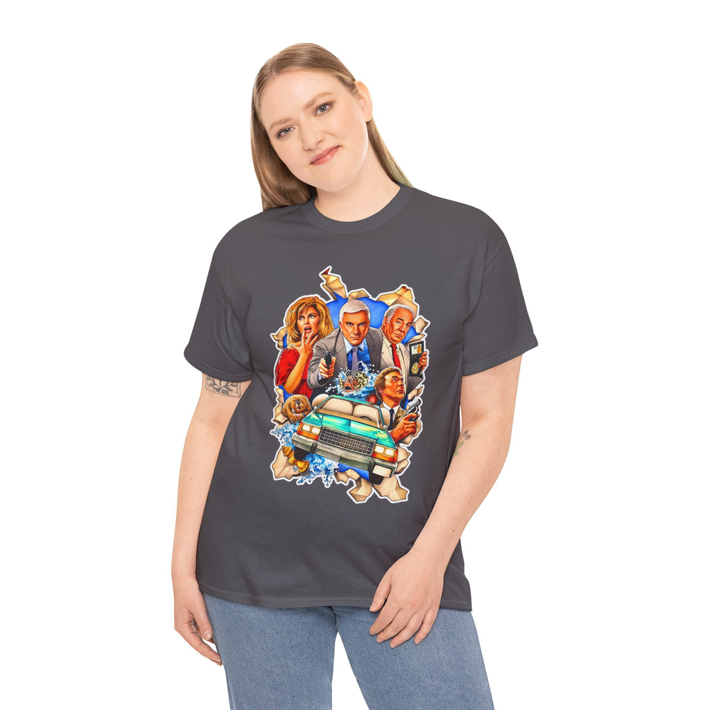 The Naked Gun / Police Squad Crime Comedy Movie Poster Cotton T-Shirt