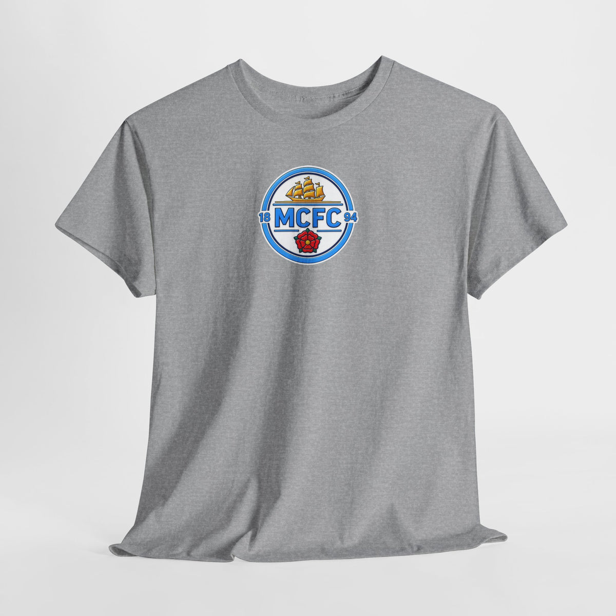 MCFC Retro Crest T‑Shirt — Vintage Soccer Fan Tee