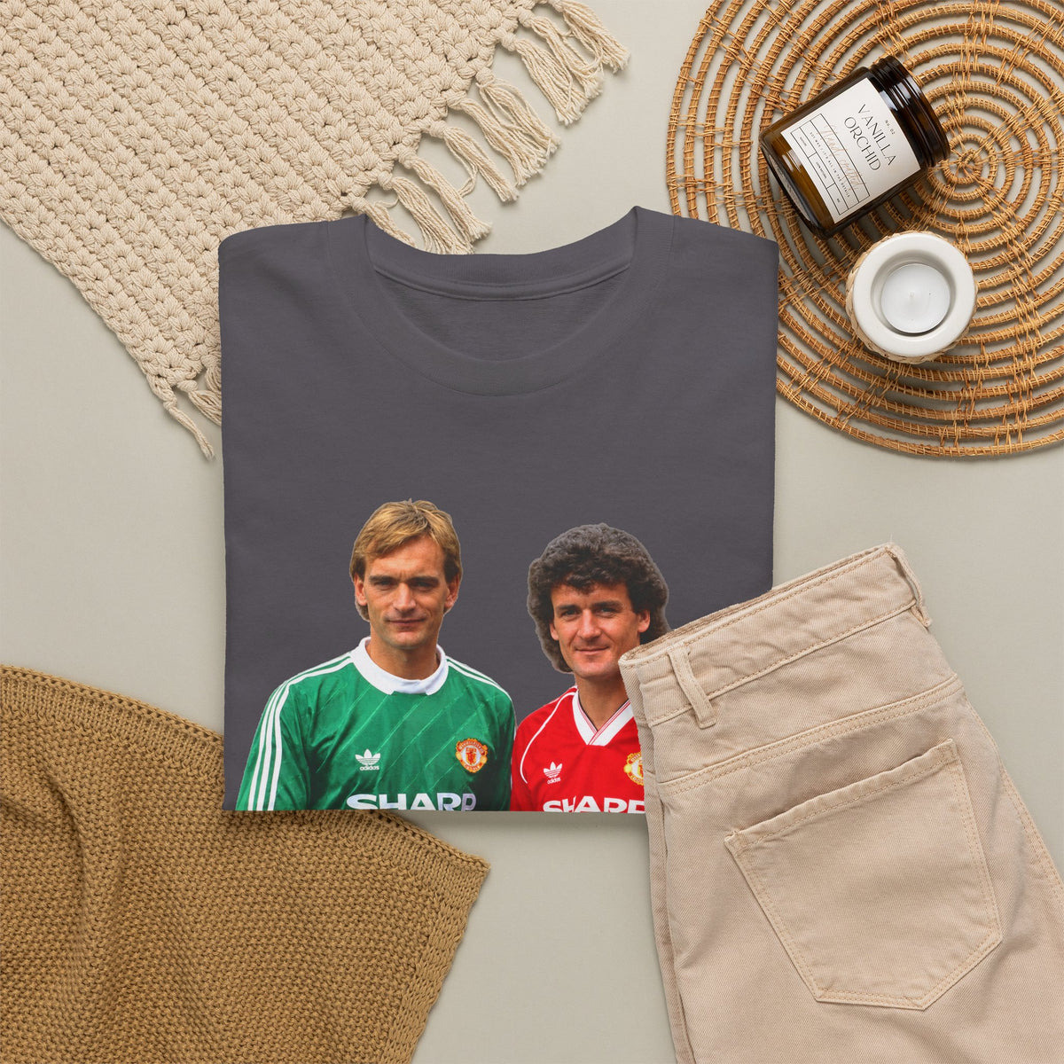 Leighton & Hughes Manchester United Legends Coton T-shirt