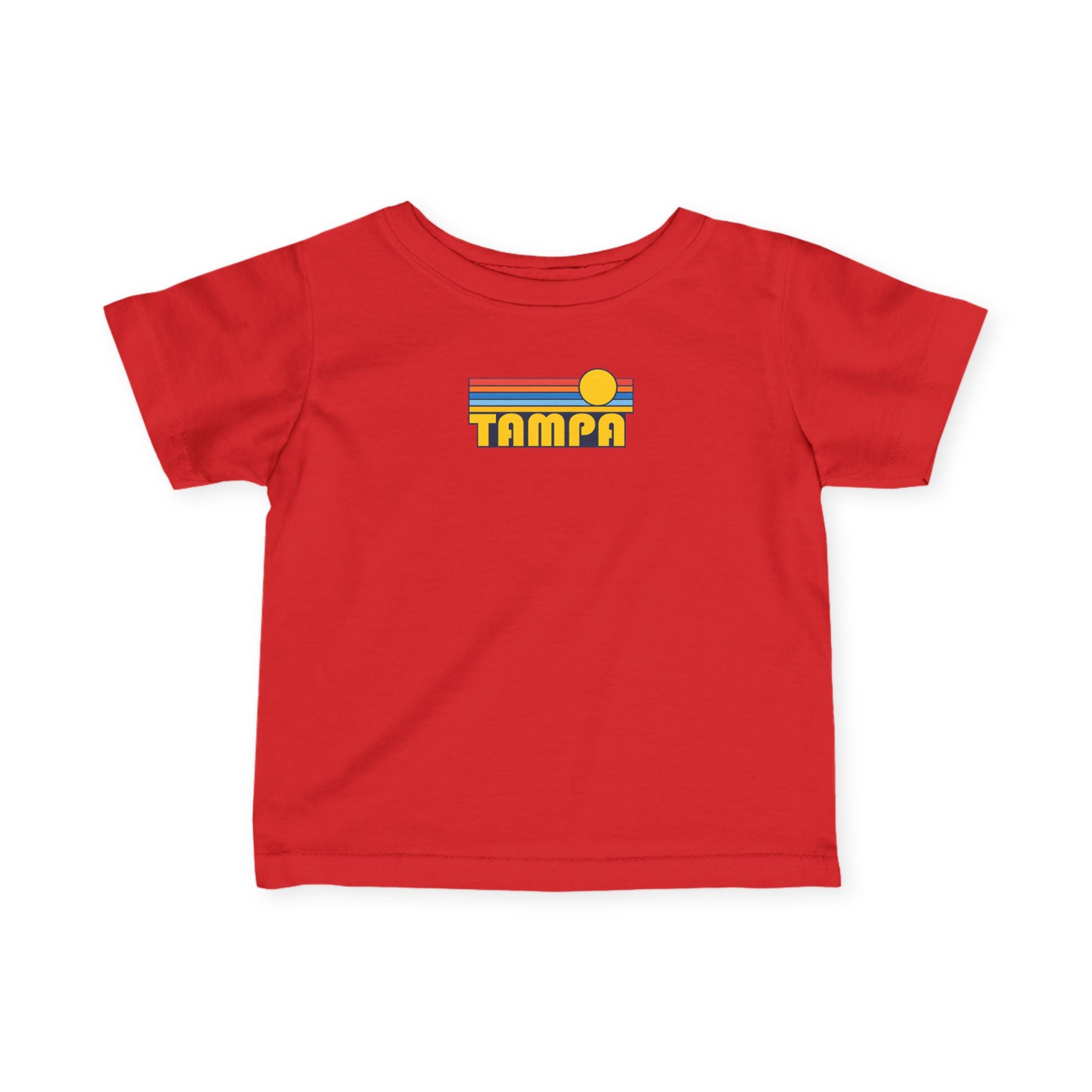 Tampa Infant Tee — Retro Sunset Logo Baby Shirt