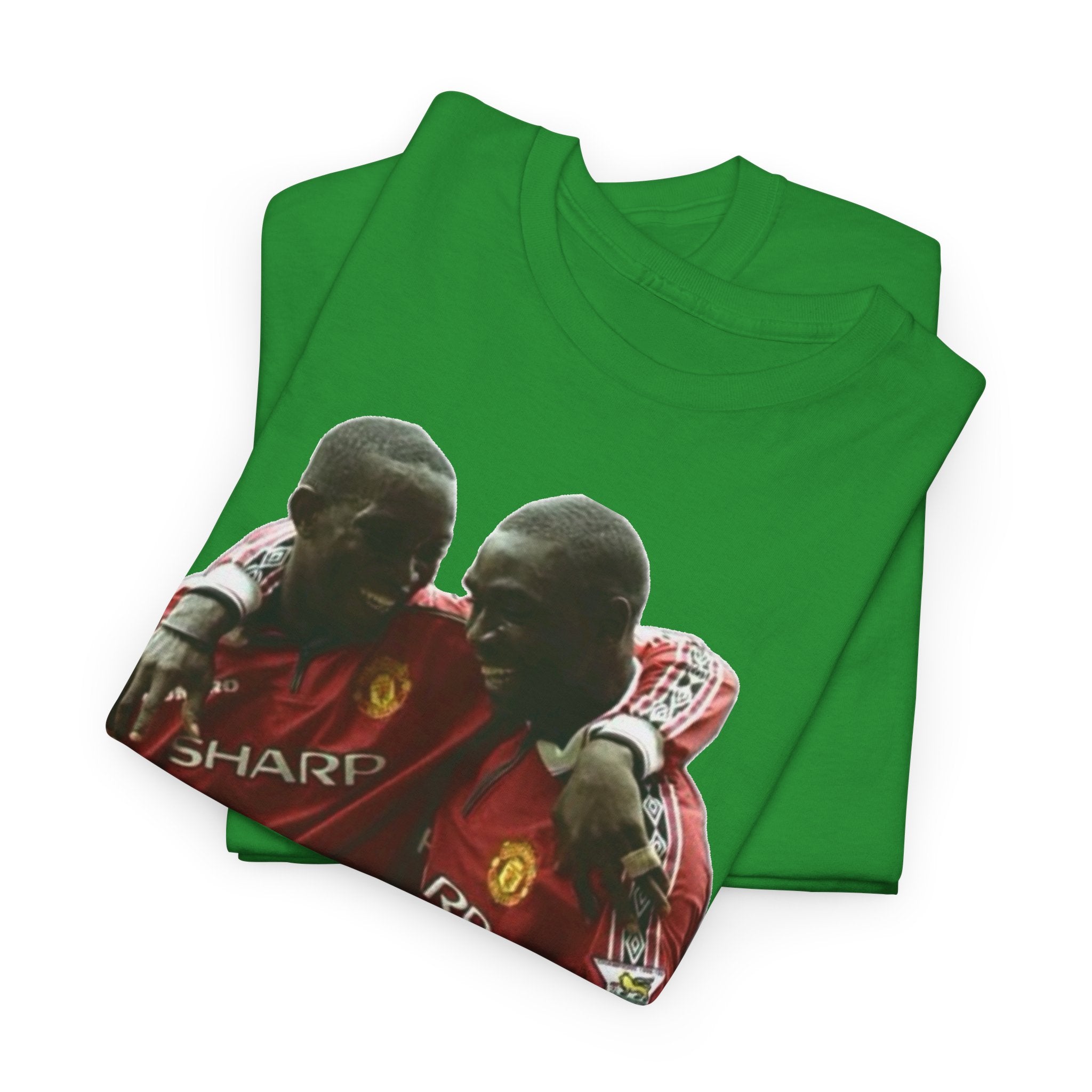 Yorke & Cole Manchester United Soccer Legends Graphic Tee — 'Yorke Cole' Retro Football Shirt