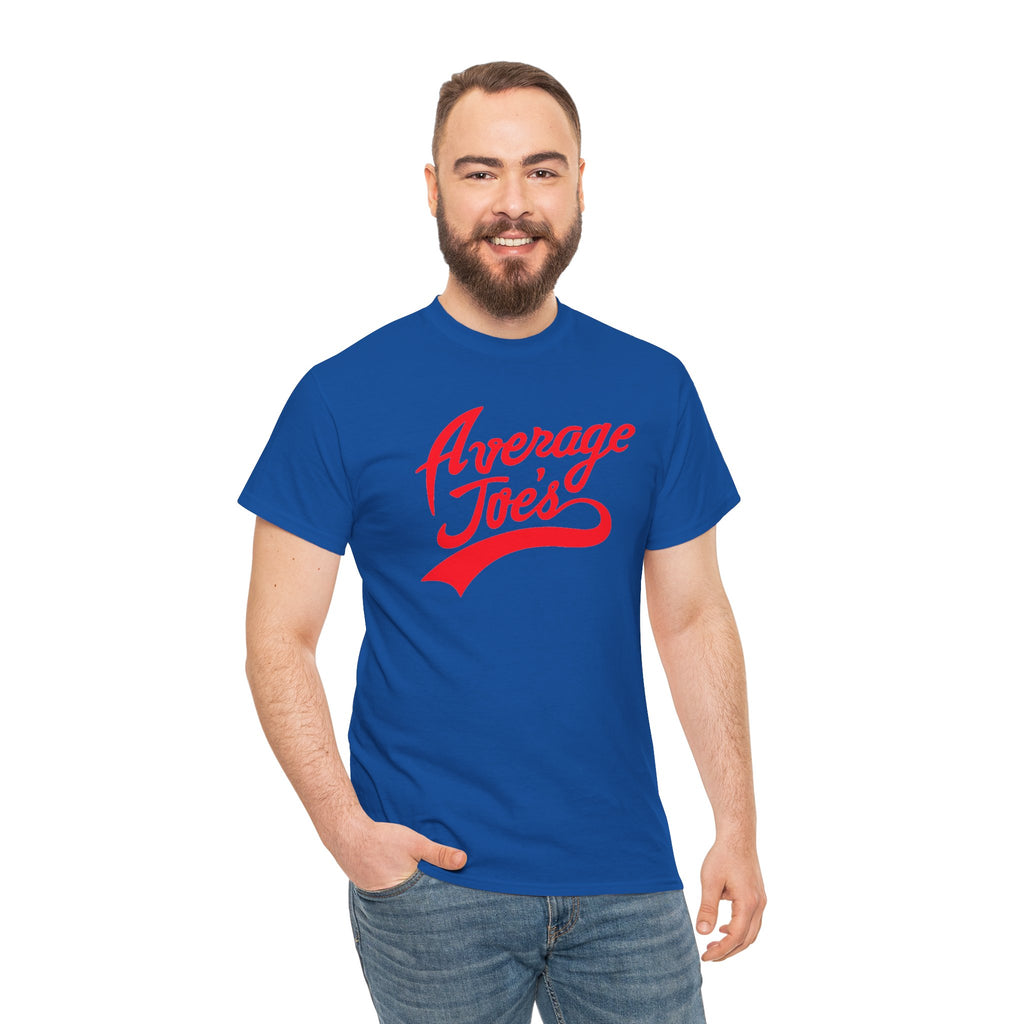 Average Joe's Graphic Tee — Retro Script White T-Shirt