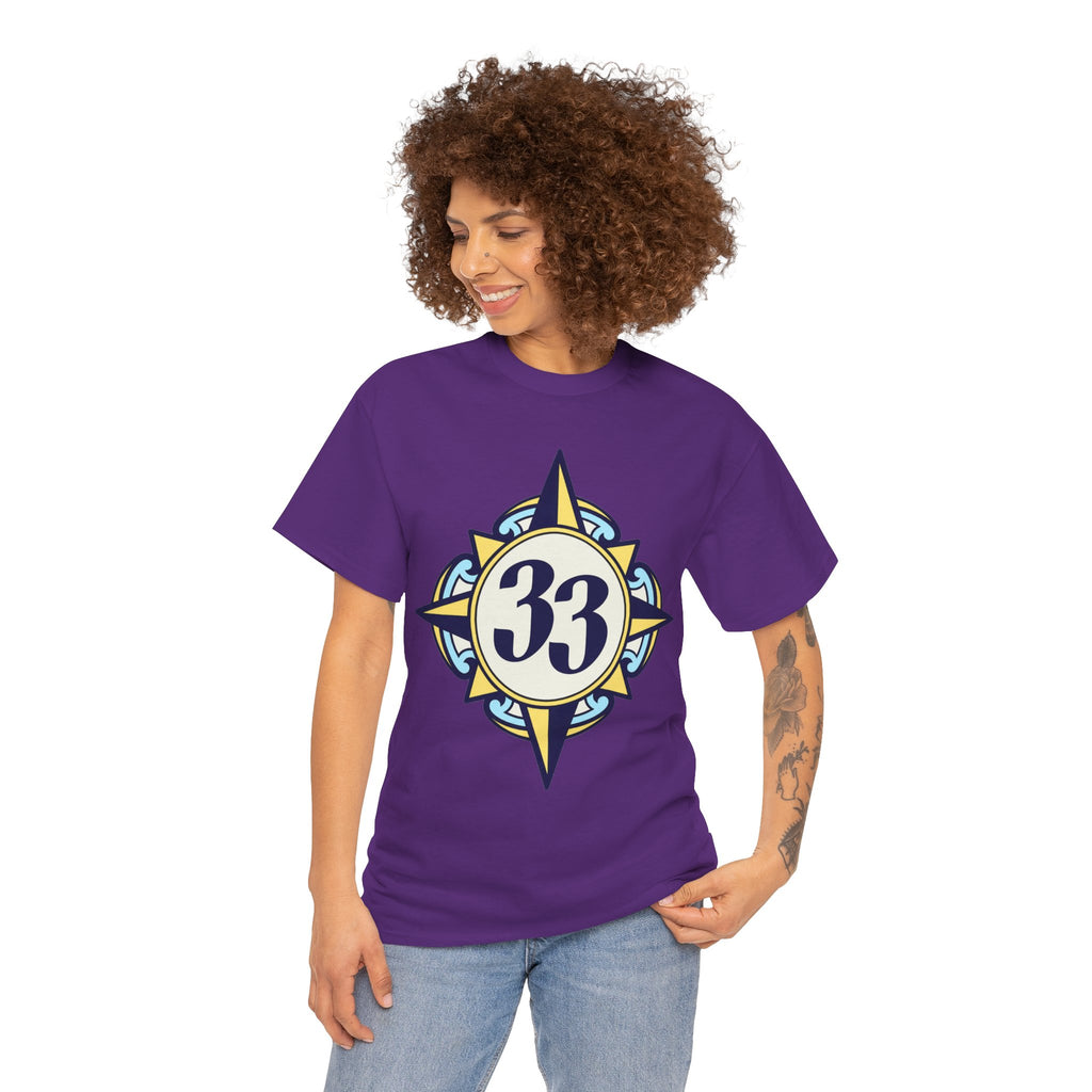 33 Compass Disney Inspired Tee - Nautical Retro Compass Graphic T-Shirt