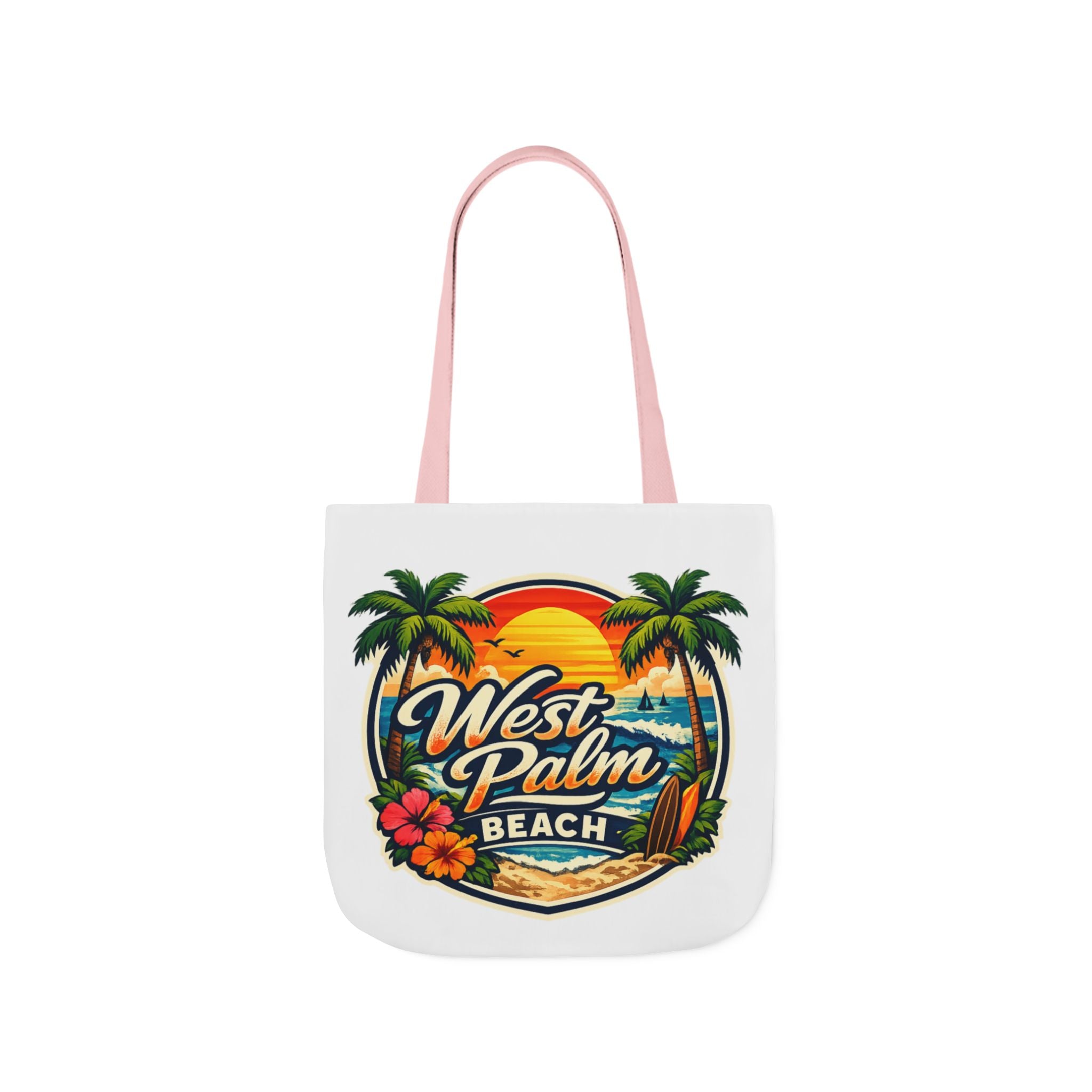 West Palm Beach Vintage Sunset Tote