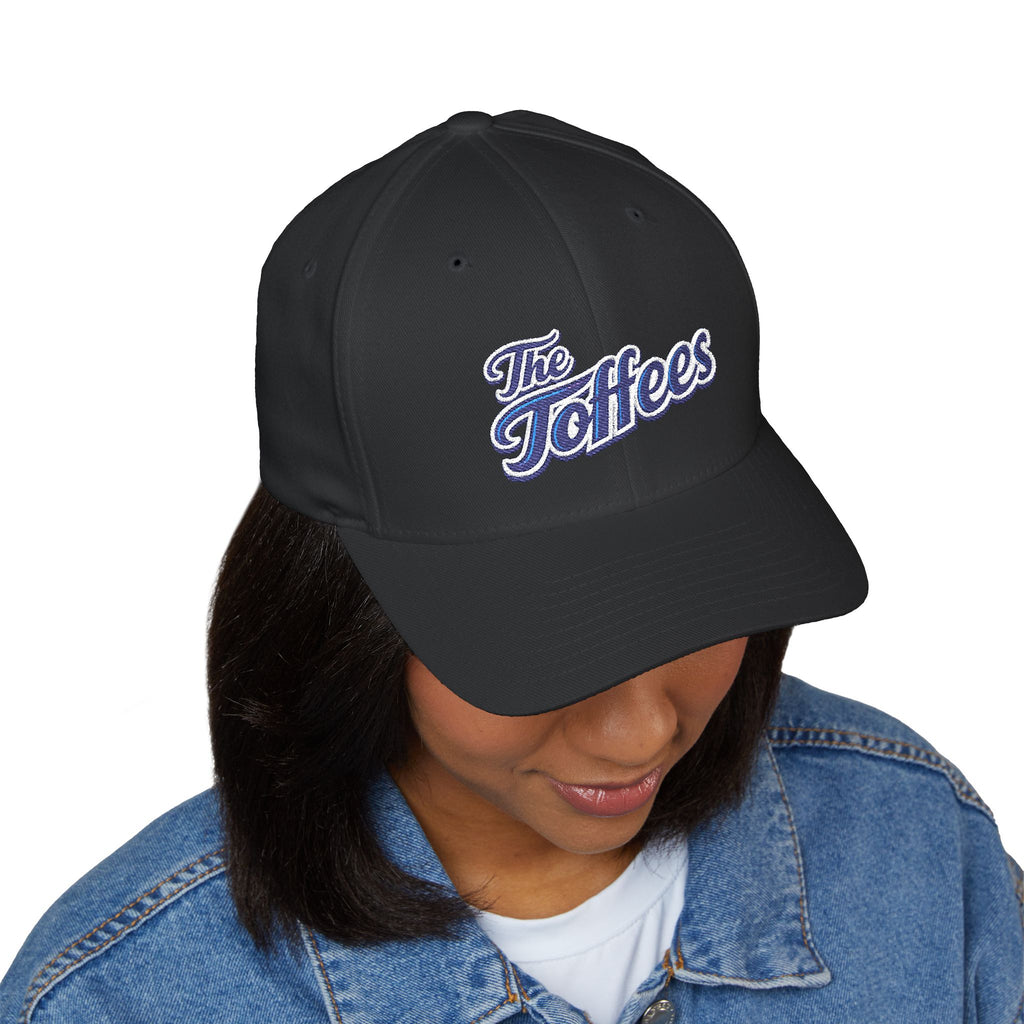 Embroidered 'The Toffees' Baseball Cap - Classic White Team Hat