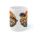 Tampa Retro Sunset Coffee Mug — Ceramic 11oz/15oz (Sunshine State Design)