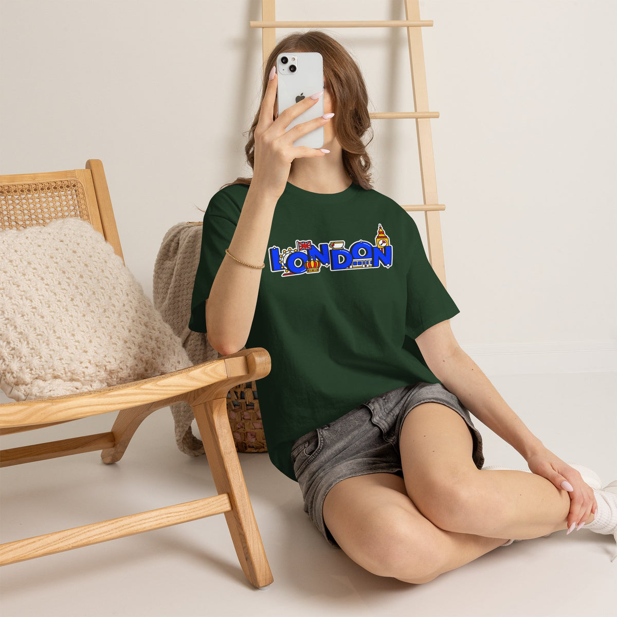 London Cityscape Tee — Illustrated London Landmarks Shirt