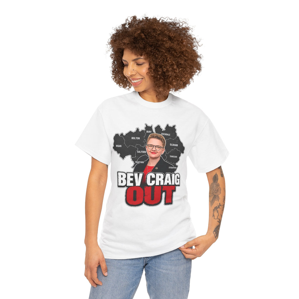 Bev Craig Out Greater Manchester Mayor Tee / T-Shirt