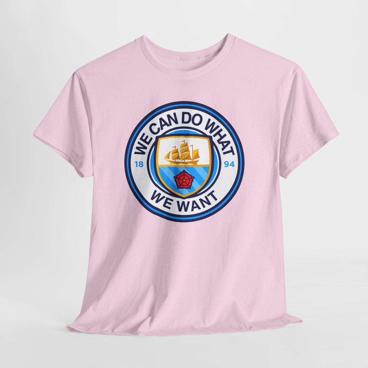We Can Do What We Want Manchester  City Graphic Cotton T-Shirt
