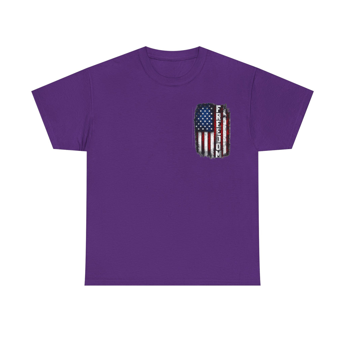 Freedom American Flag T-Shirt — Distressed USA Patriotic Tee