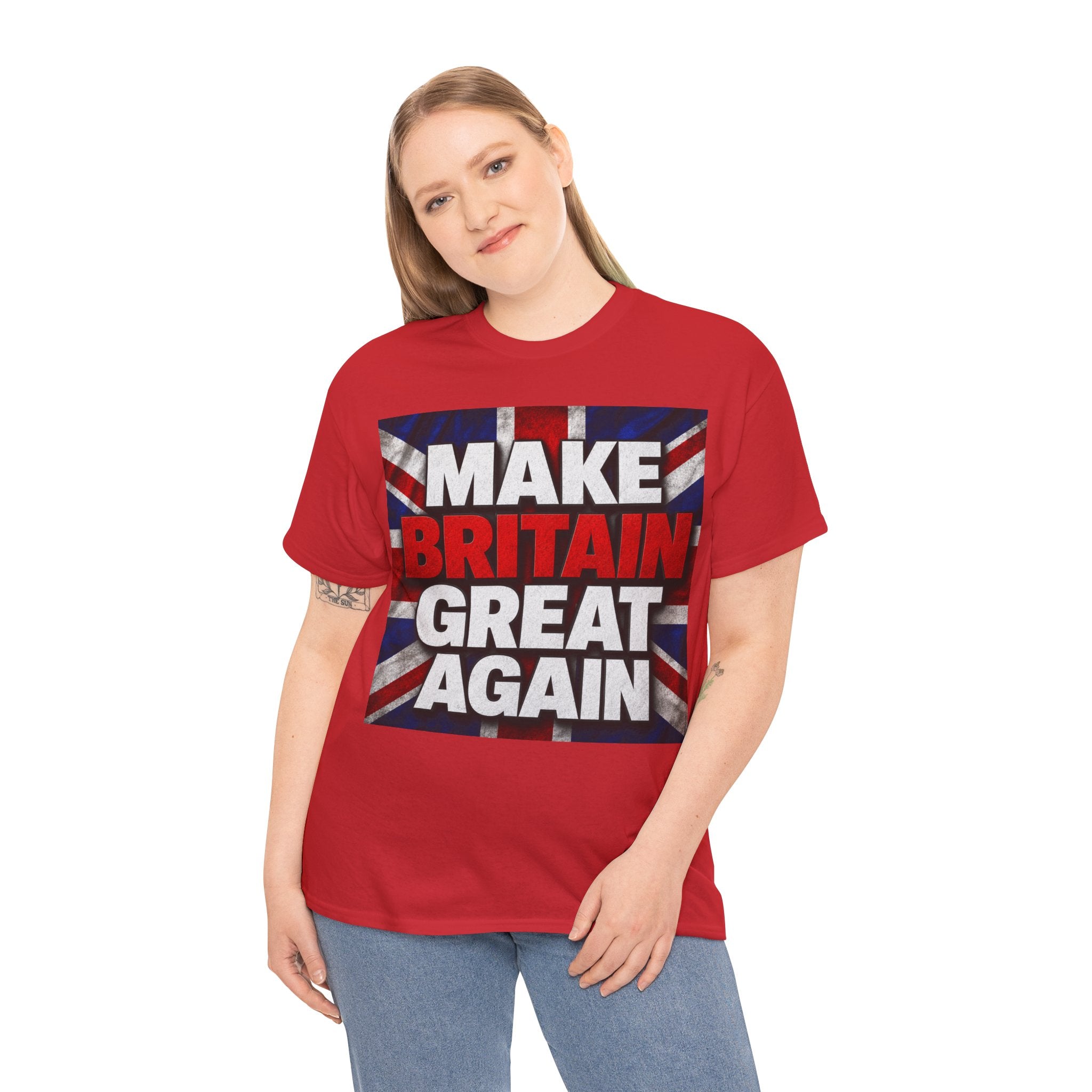 Make Britain Great Again T-Shirt — Union Jack Political Statement Tee