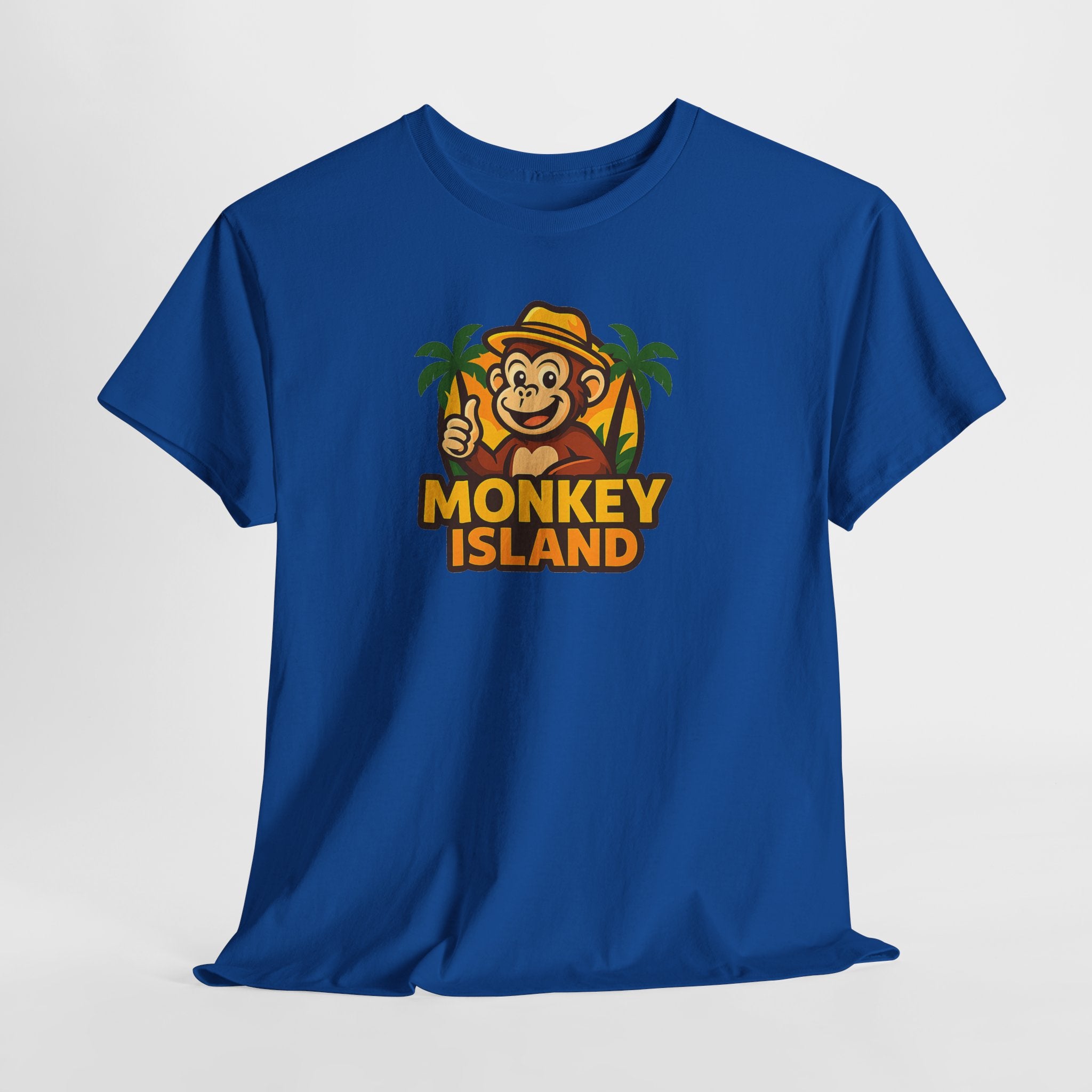 Monkey Island T-Shirt — Cute Tropical Monkey Logo Tee
