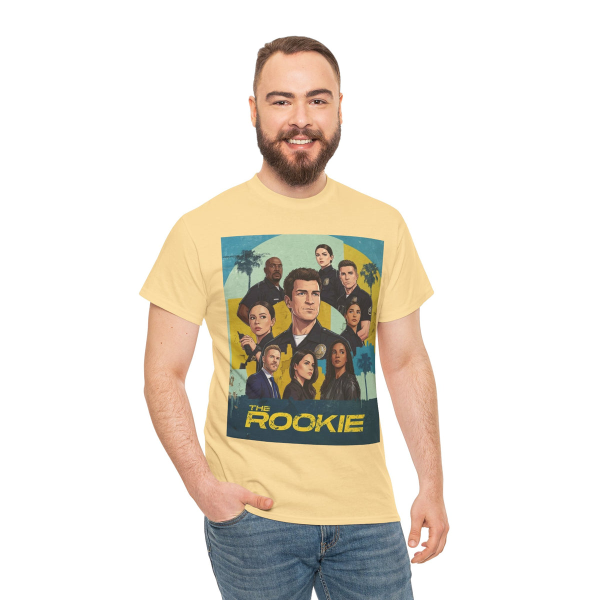 The Rookie TV Cast Graphic Tee — Vintage Poster Style Shirt