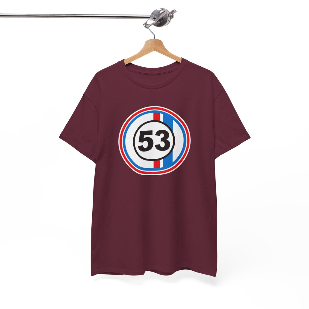Racing Stripe Number 53 Cotton T-Shirt / Tee