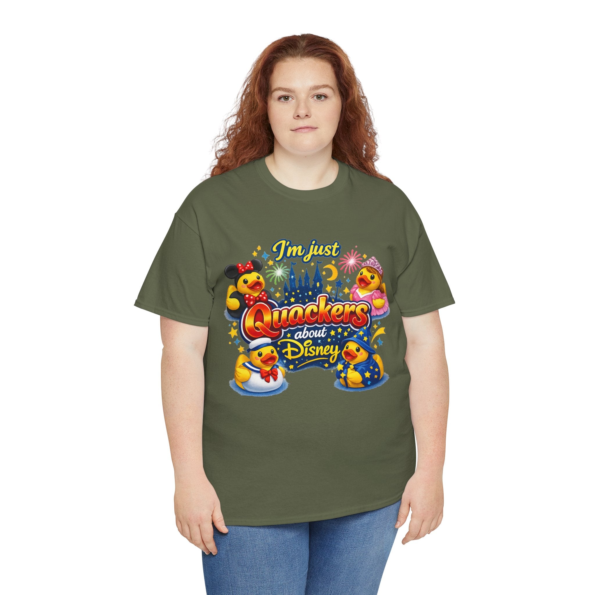 Quackers About Disney Rubber Duck Tee — "I'm Just Quackers About Disney" Graphic T-Shirt