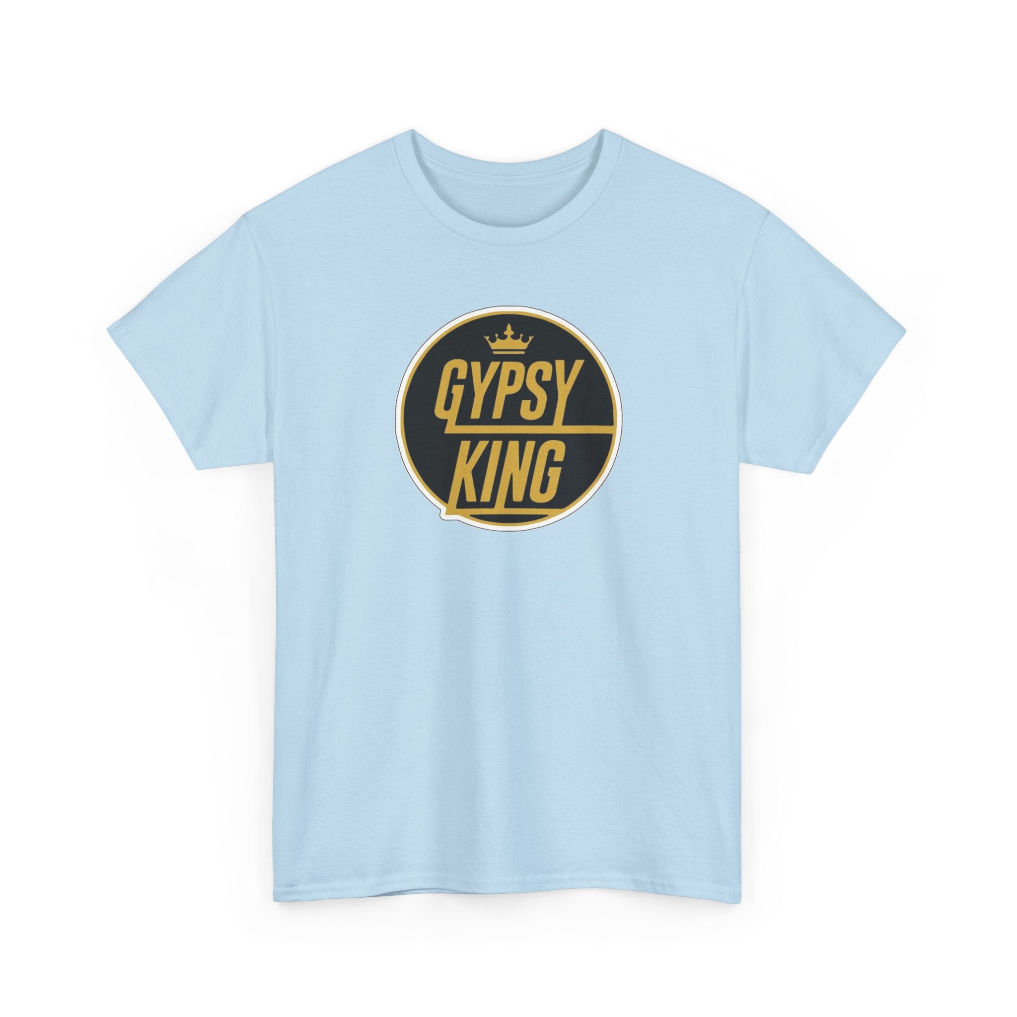 Gypsy King Graphic Tee — Retro Black & Gold Crown Logo T‑Shirt