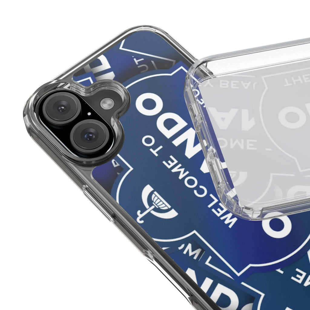 Orlando Clear Phone Case — "Welcome to Orlando" City Sign Design