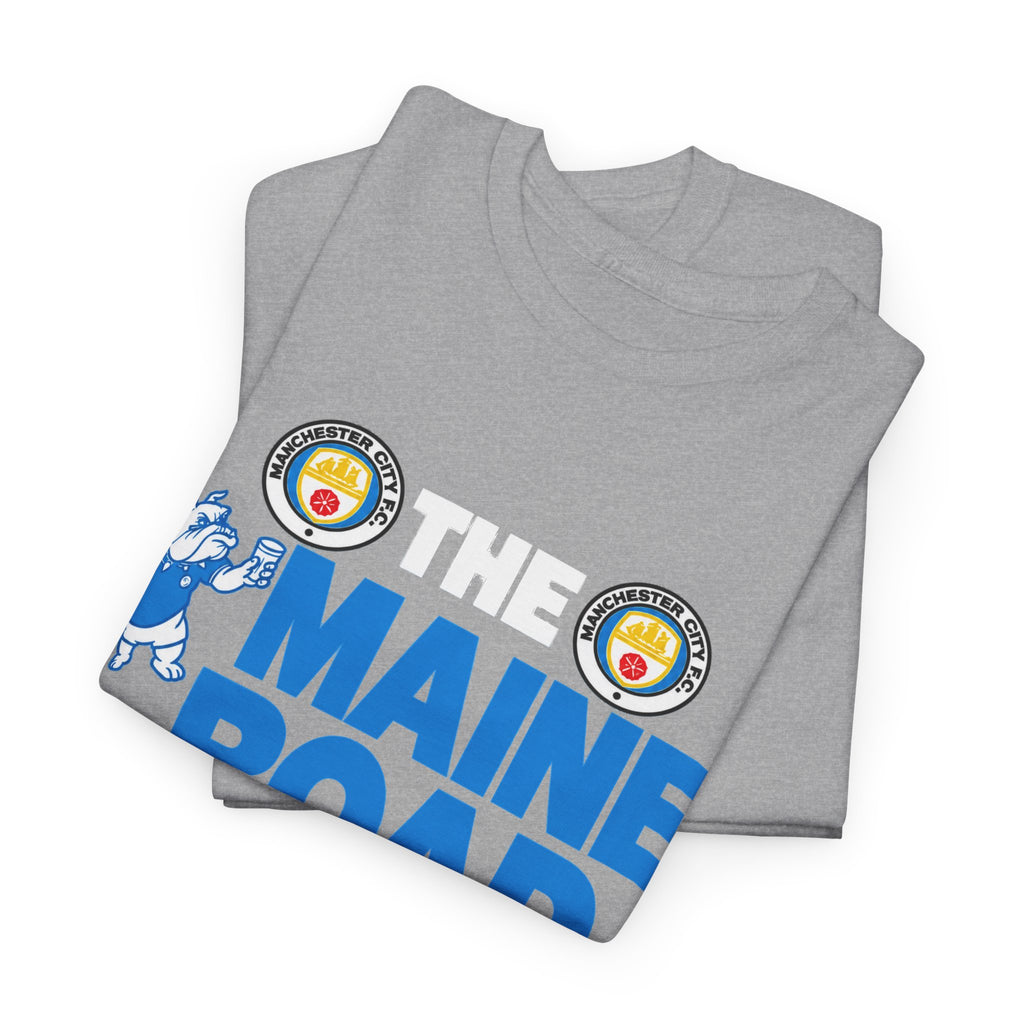 Maine Road Massacre Retro Cotton T-Shirt — Man City 5 vs Man Utd 1 Retro September 1989 Derby T‑Shirt