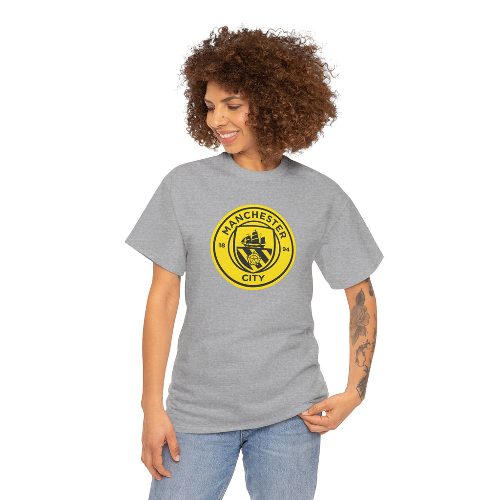 Manchester City Yellow Crest T-Shirt