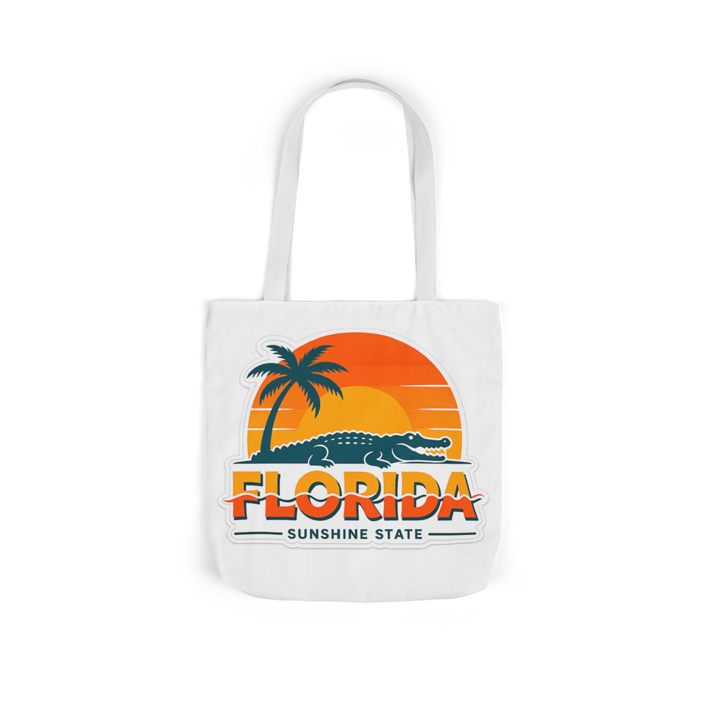 Florida Sunshine State Canvas Tote
