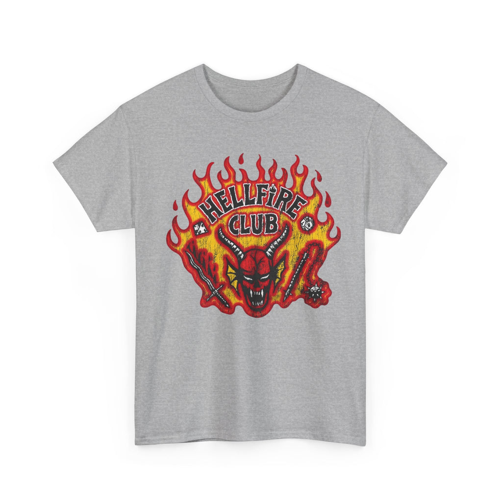T-Shirt — "Hellfire Club" Fiery Devil Graphic Tee