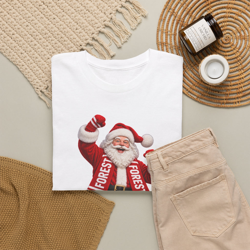 Nottingham Forest Santa Claus Dancing T‑Shirt — Vintage Christmas Holiday Tee