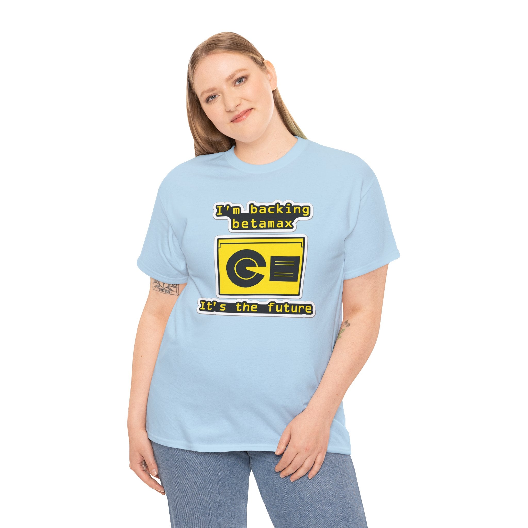 Betamax Retro Tee — "I’m backing betamax, it’s the future" Vintage Cassette T-Shirt