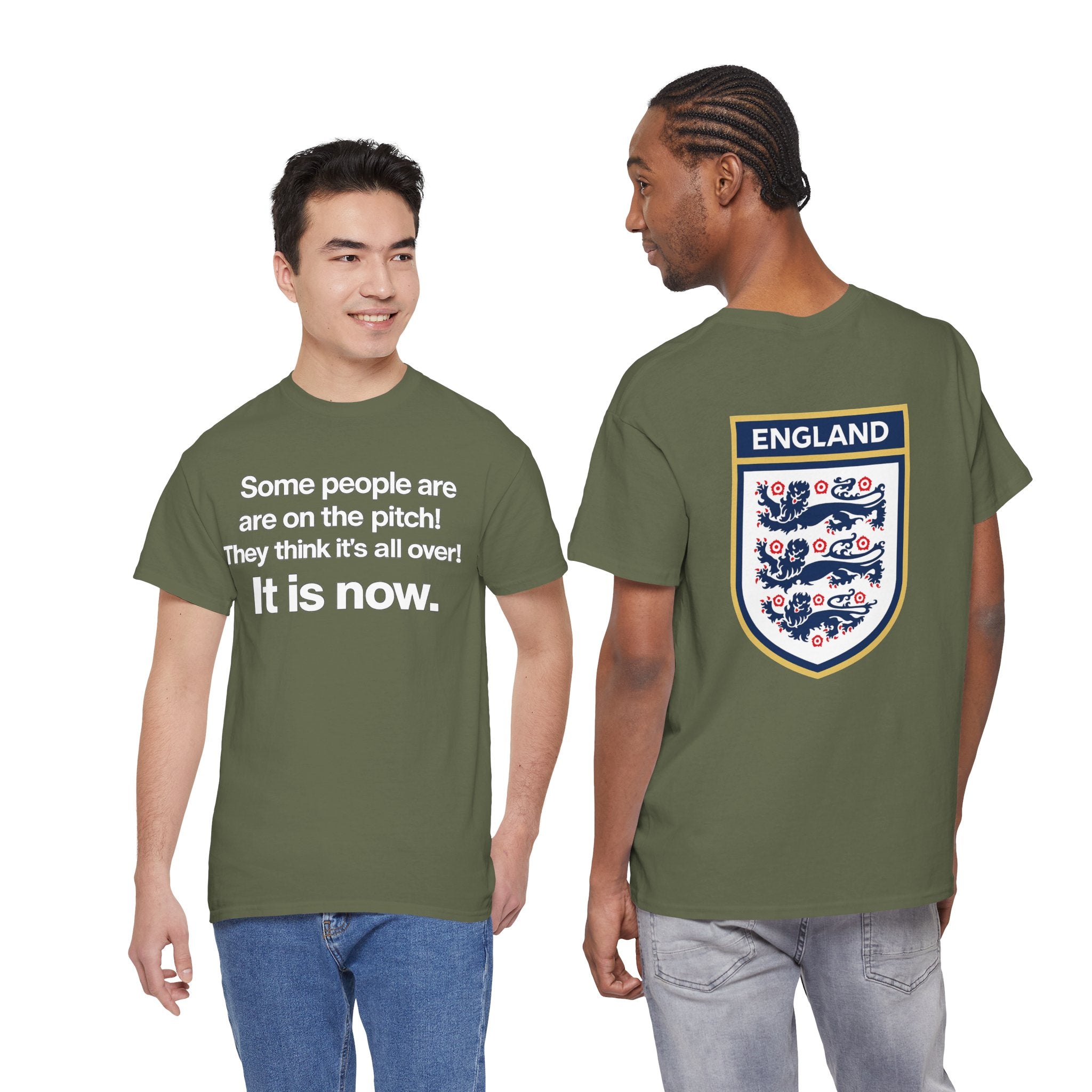 Some people are on the pitch - England 1966 T-Shirt — Bold Motivational Quote Tee