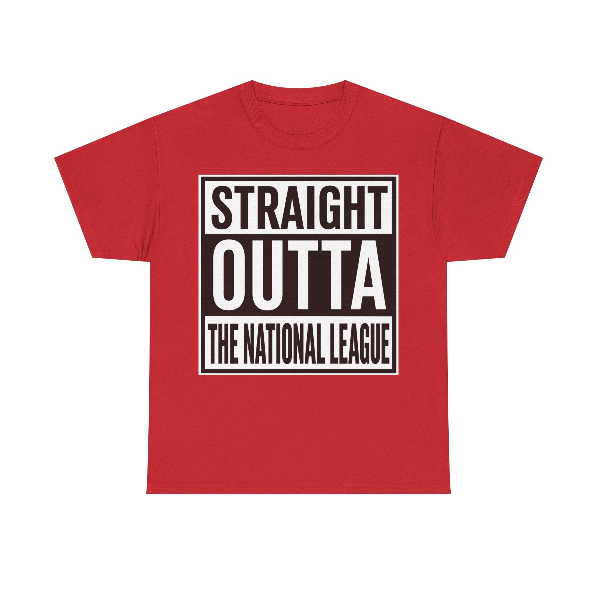 Straight Outta The National League T-Shirt – Football Fan Graphic Tee