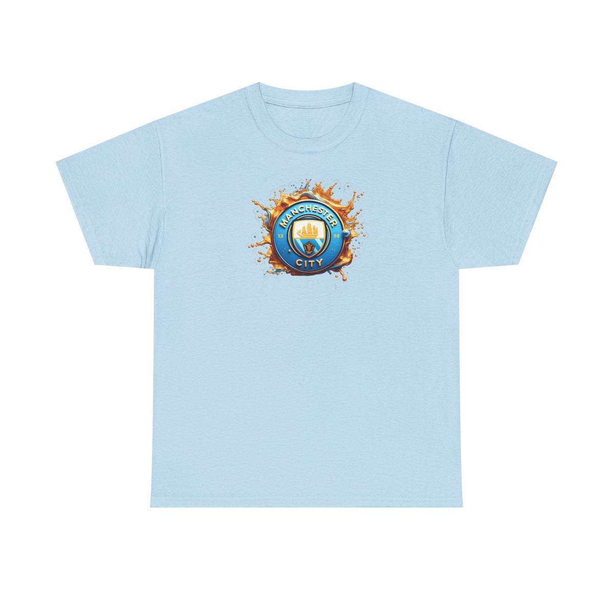 Manchester City T-Shirt – 'Eat. Sleep. City. Repeat.' Football Fan Tee