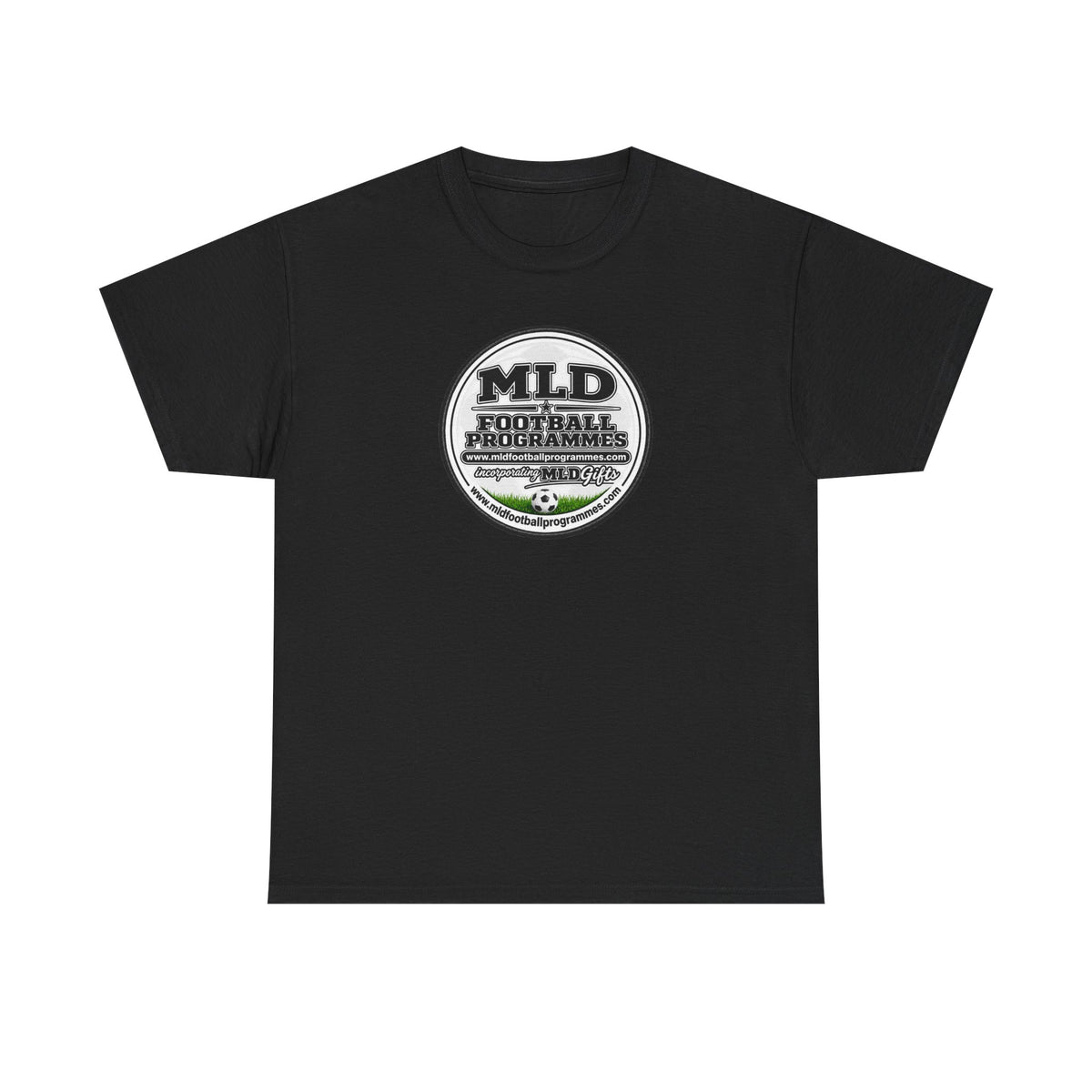 MLD Football Programmes Vintage Logo Cotton T-Shirt