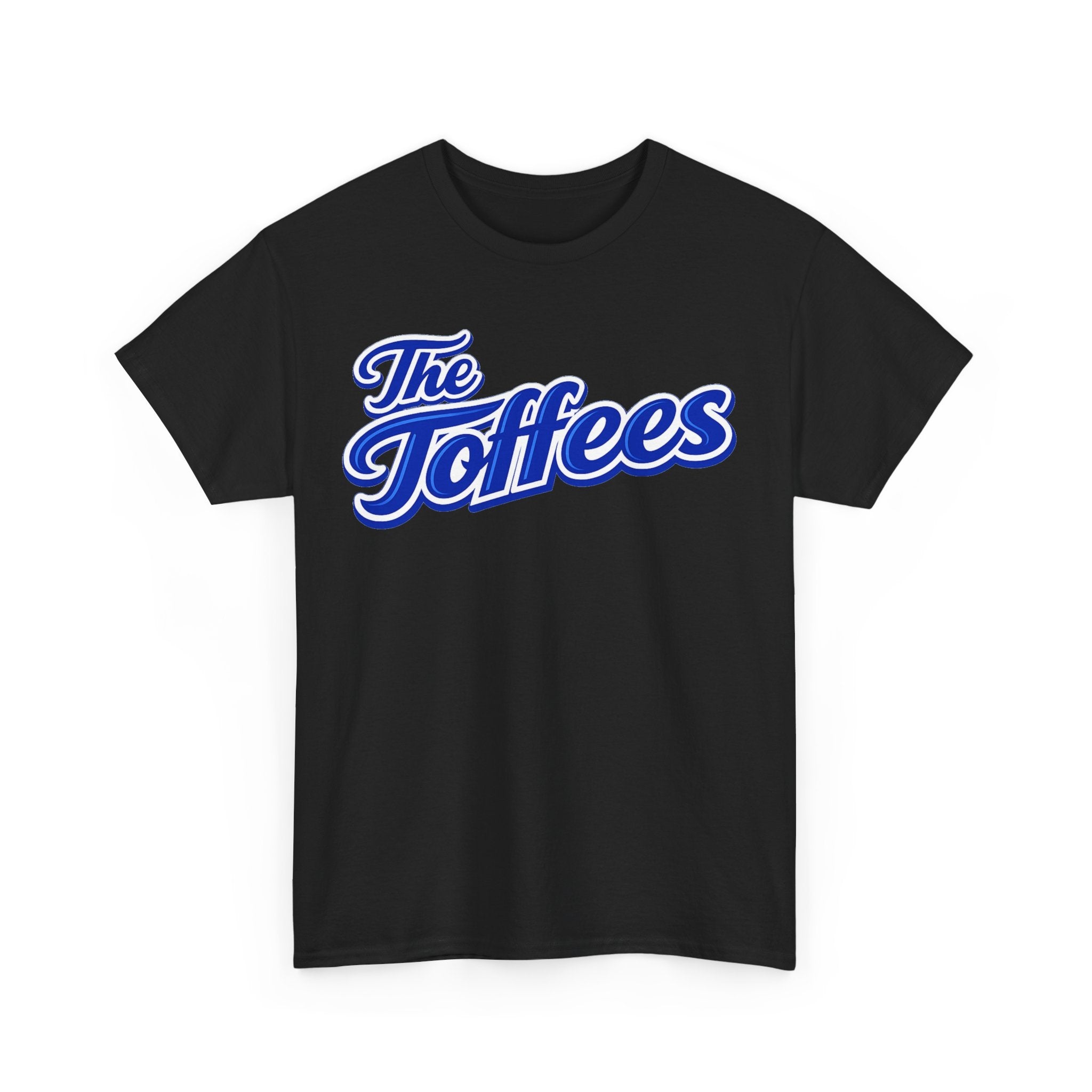 The Toffees Script Tee — Vintage Blue Logo T-Shirt