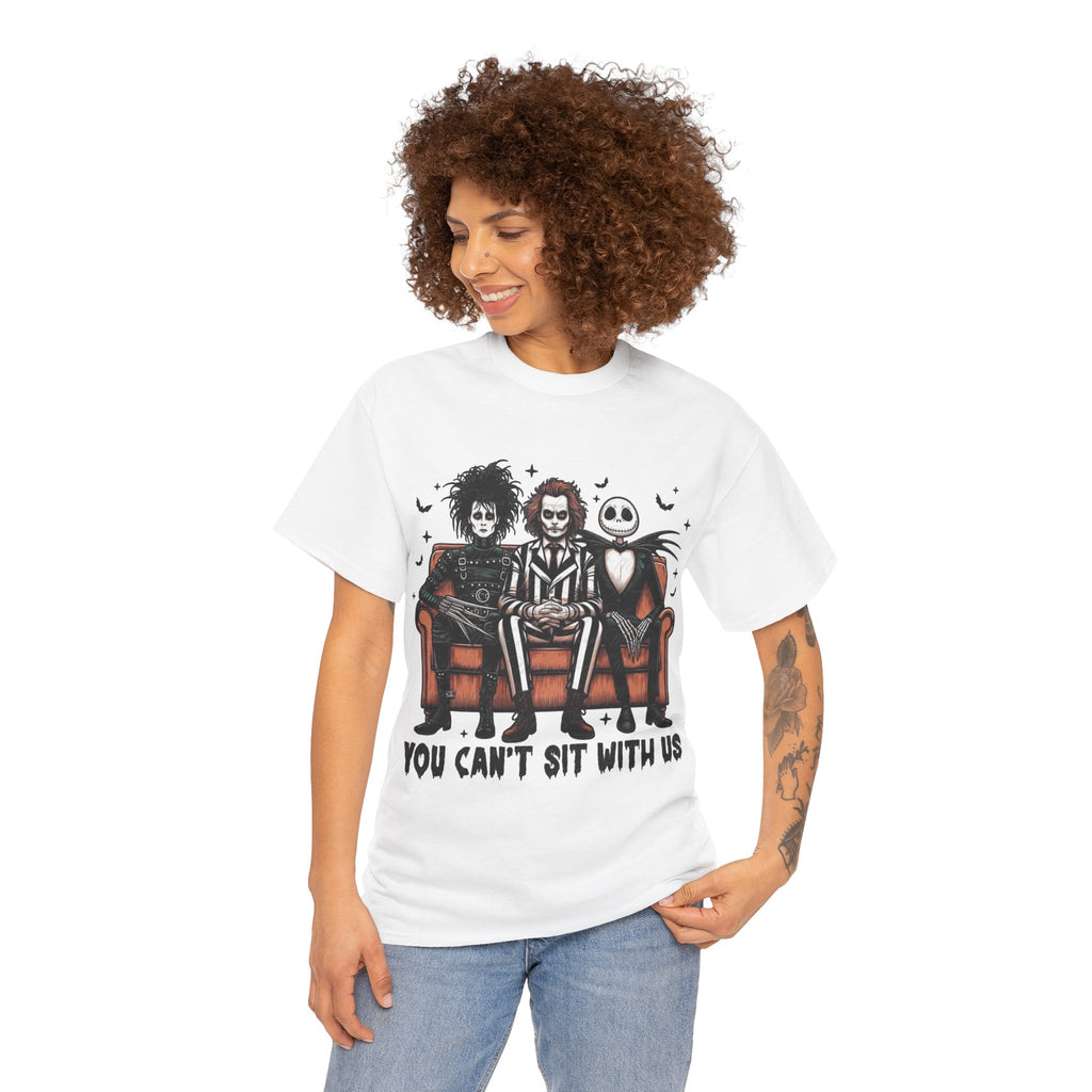 Johnny Depp Graphic Tee — 'You Can't Sit With Us' Halloween Horror Trio T-Shirt